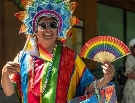 Joseph Domingo designer in his original design for Pride