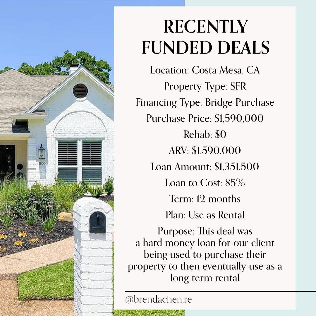 Always great to be able to help out another client. This time in sunny OC! ⠀⠀⠀⠀⠀⠀⠀⠀⠀
⠀⠀⠀⠀⠀⠀⠀⠀⠀
They will rent this out on Airbnb to yield higher rents and keep this as a long term rental.⠀⠀⠀⠀⠀⠀⠀⠀⠀
⠀⠀⠀⠀⠀⠀⠀⠀⠀
Contact us to see how we can help you with 