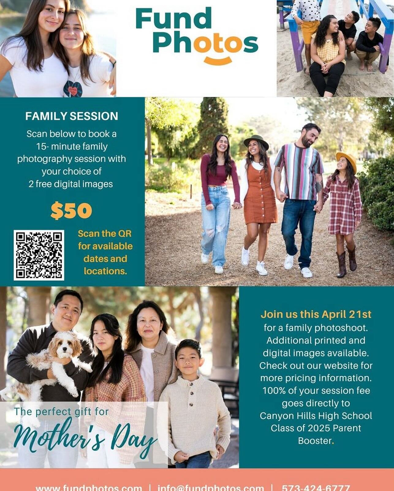 The Canyon Hills Class of 2025 are having TWO events to raise money for their class! By getting some family photos or some BJs on April 9th, you&rsquo;ll help these Juniors fundraise for all their senior activities next year!