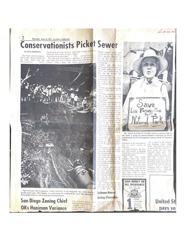 Predecessors of the Friends of los Peñasquitos Canyon Preserve