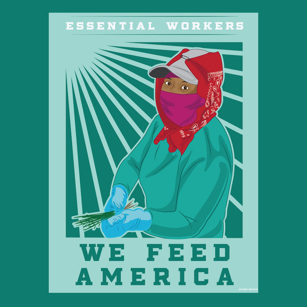 Protect Essential Workers, 2020 (by @creativetillmygrave via @amplifierart)