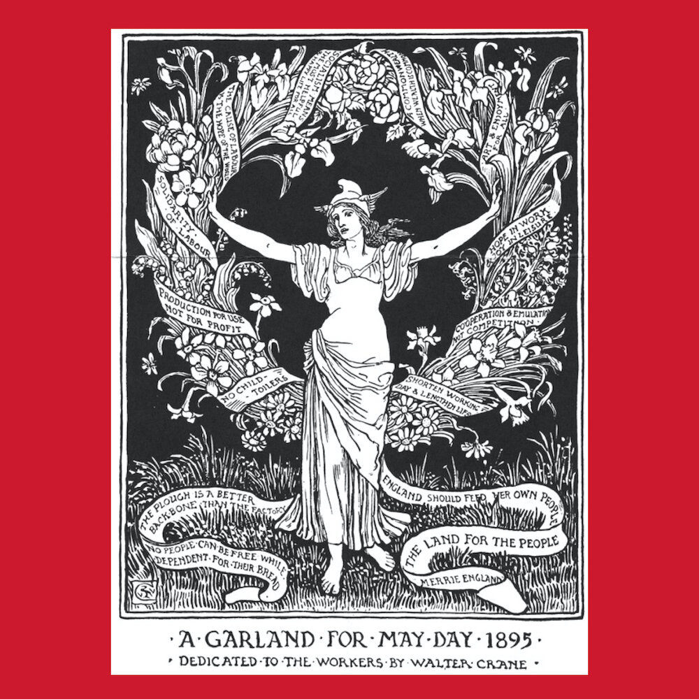A Garland for May Day (Walter Crane), 1895