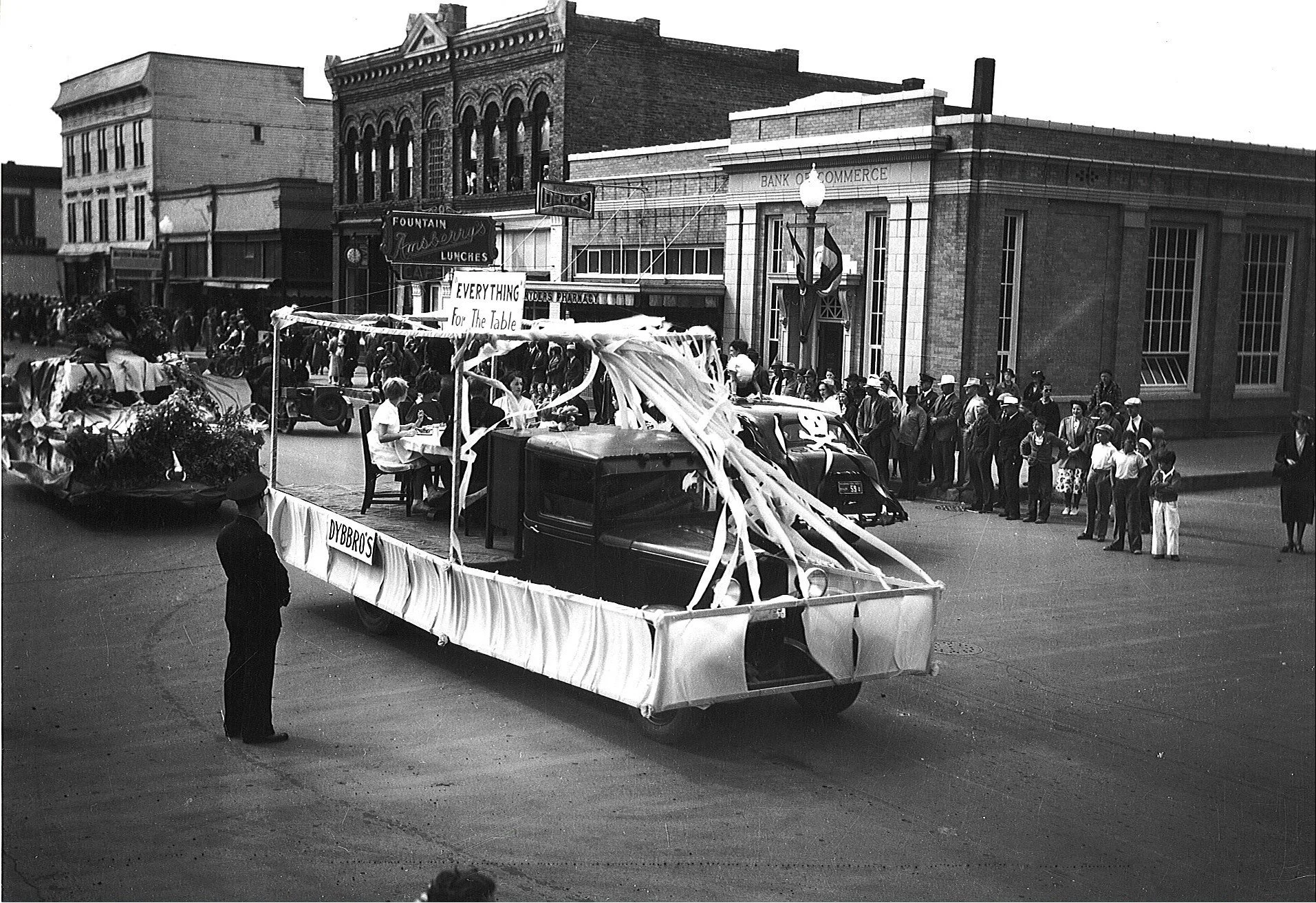  1937 Marineers' Pageant - Dybbro's float  —  Anacortes Historic Photo Archive  