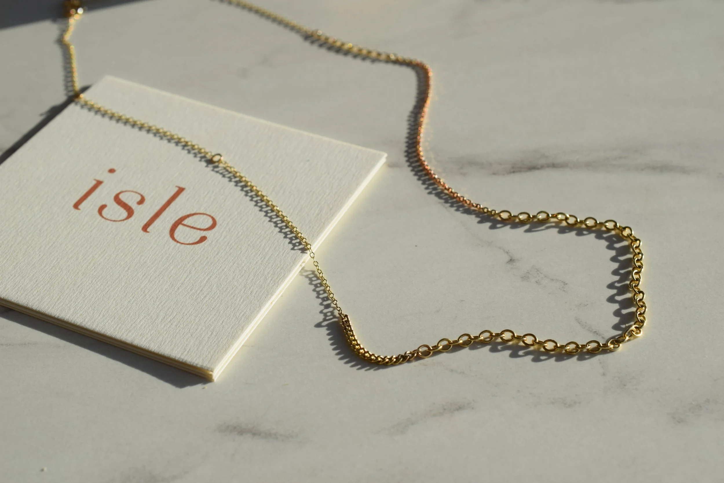 Patchwork Chain 9ct Gold