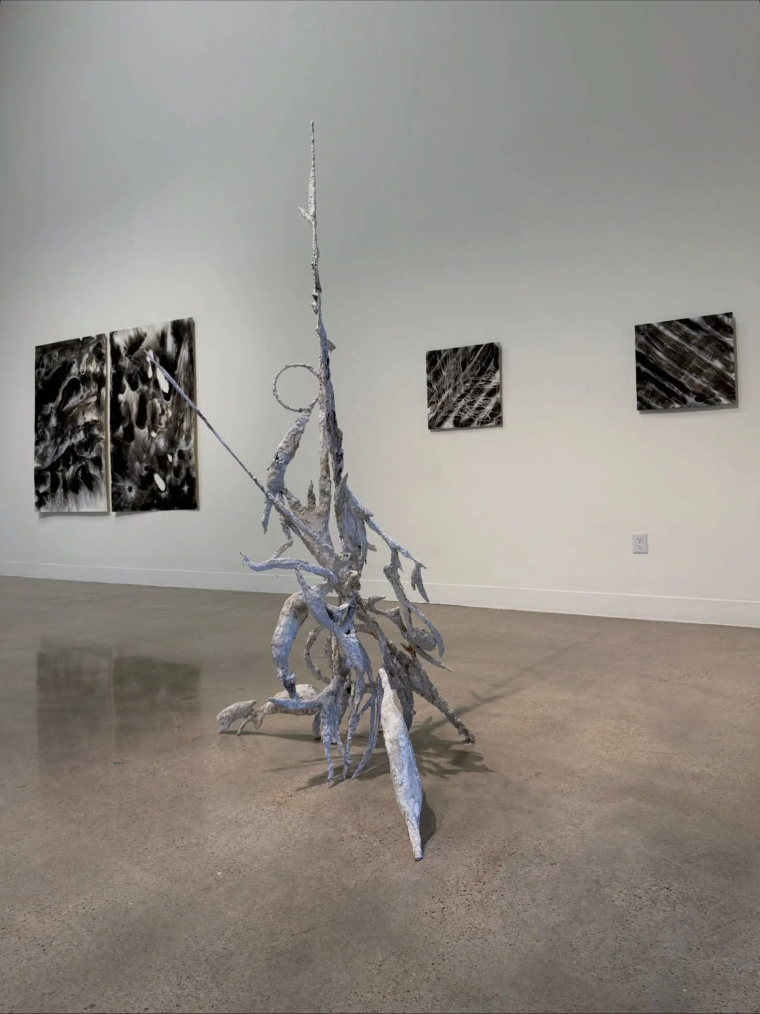 Just a tiny sneak peak of the UT MFA Thesis show at @visualartscenter now on view. Much more to see, and it&rsquo;s the last week to see it. 

Viewing hours:  tues - sat 12 to 5pm

#emergingartists #mfa