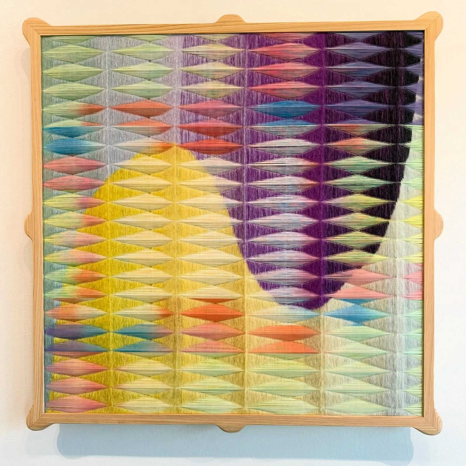 @anyamolyviatis new work is inspired by a quote by the Upanishads &ldquo;As a great fish swims between the banks of a river as it likes, so does the shining self move between the states of dreaming and waking&rdquo;. 

@ivester_contemporary booth fro