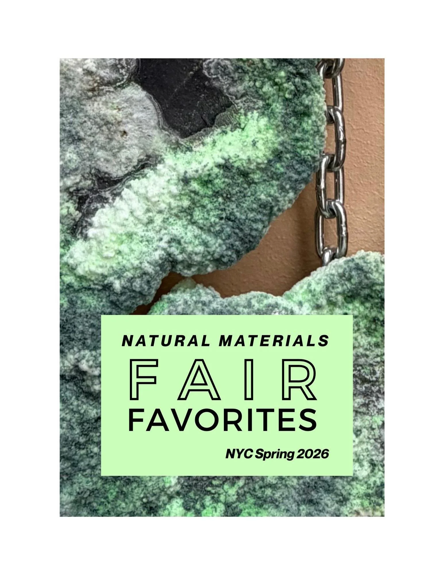 Our favorite artist incorporating natural materials during New York Spring Art Fair last week. 

While nature was still a popular subject matter this year, with many landscapes, flowers and windows as motif &mdash; these artists stuck out in our mind