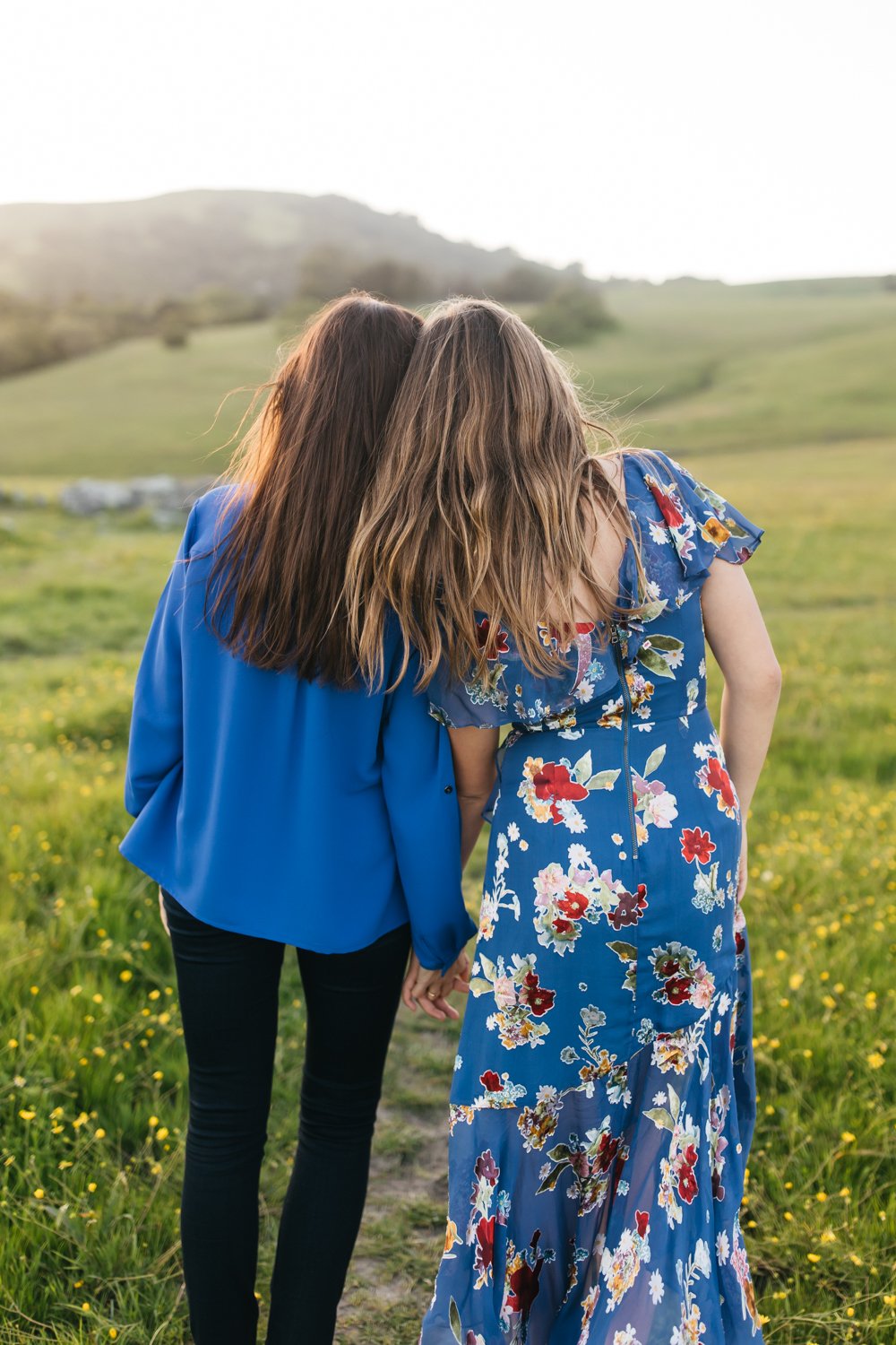 teenage mother and daughter motherhood mini in Marin County hills for family photoshoot by Cristin More 2024_1.jpg