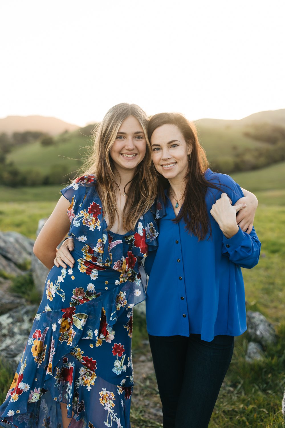 teenage mother and daughter motherhood mini in Marin County hills for family photoshoot by Cristin More 2024_6.jpg