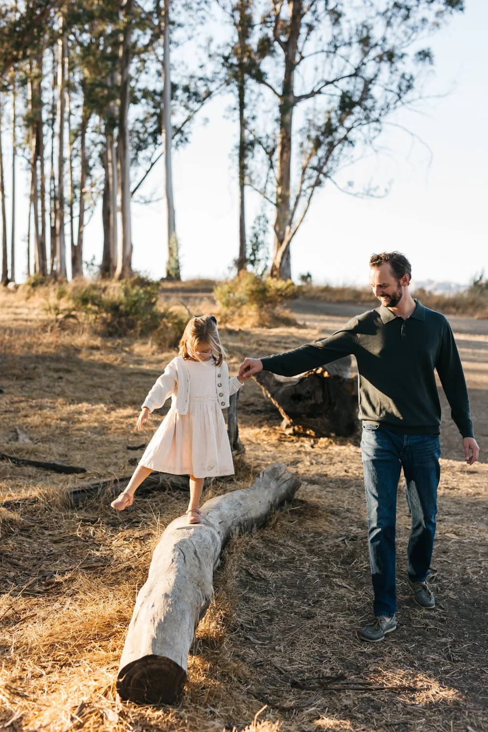 family of four with two girls in San rafael marin photographed by Marin family photographer cristin more 2024_5.jpg