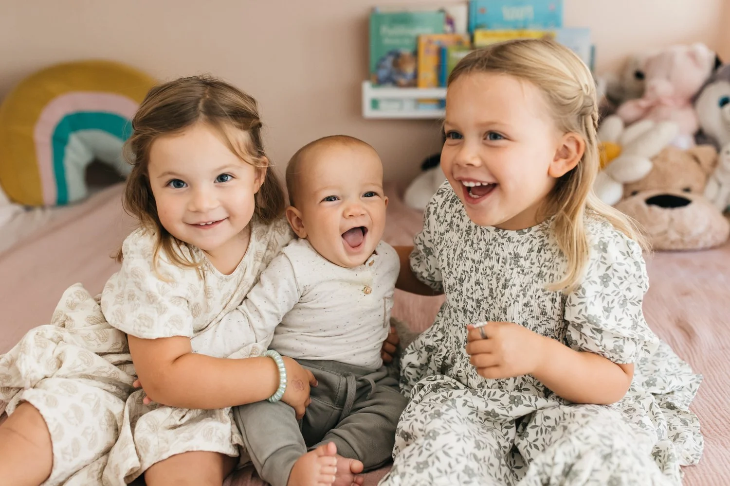 three kids in mill valley home family photography by Cristin More marin family photographer 2024_7.jpg