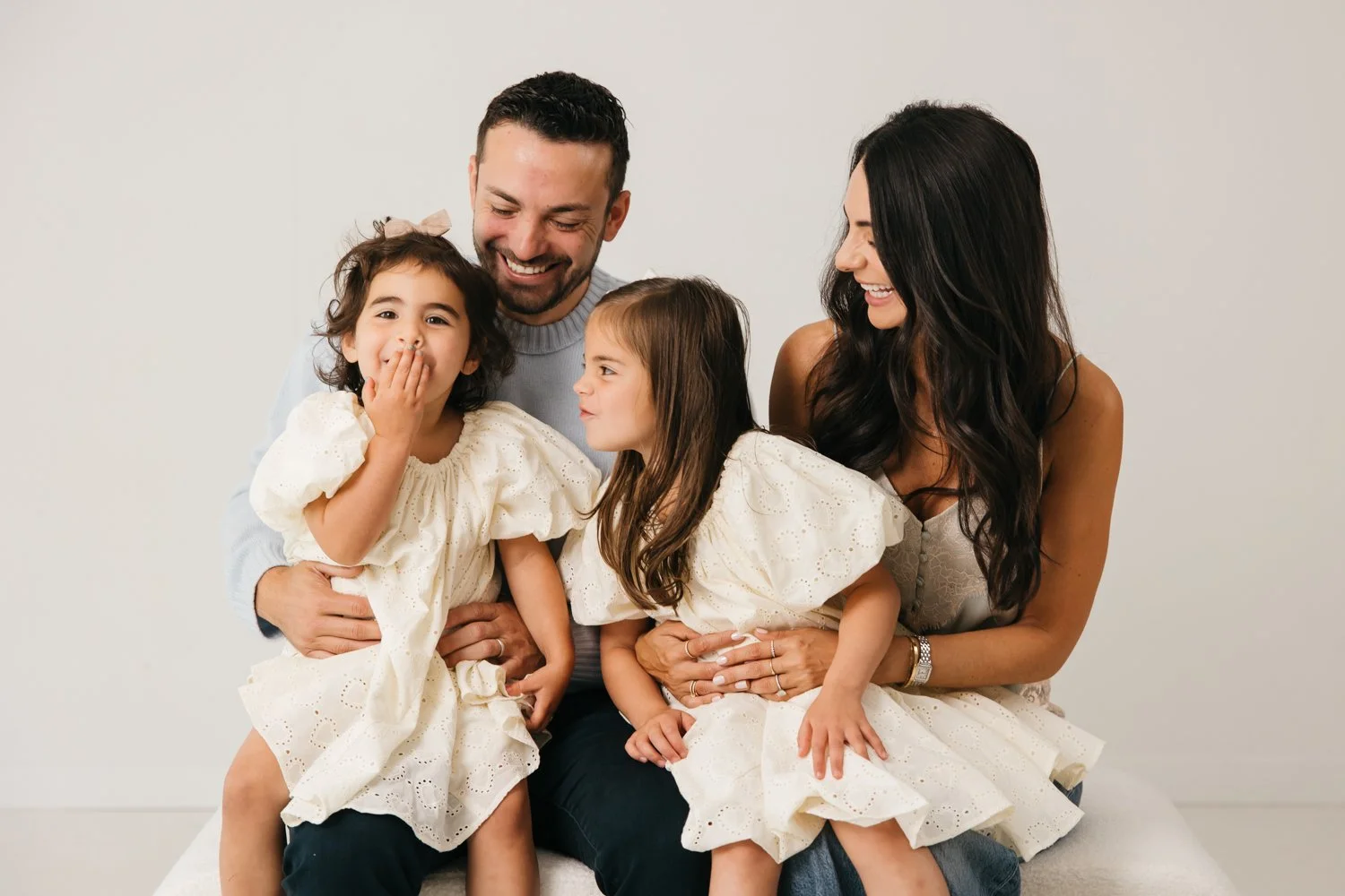 family with two sweet girls yearly photos in marin studio-8.jpg