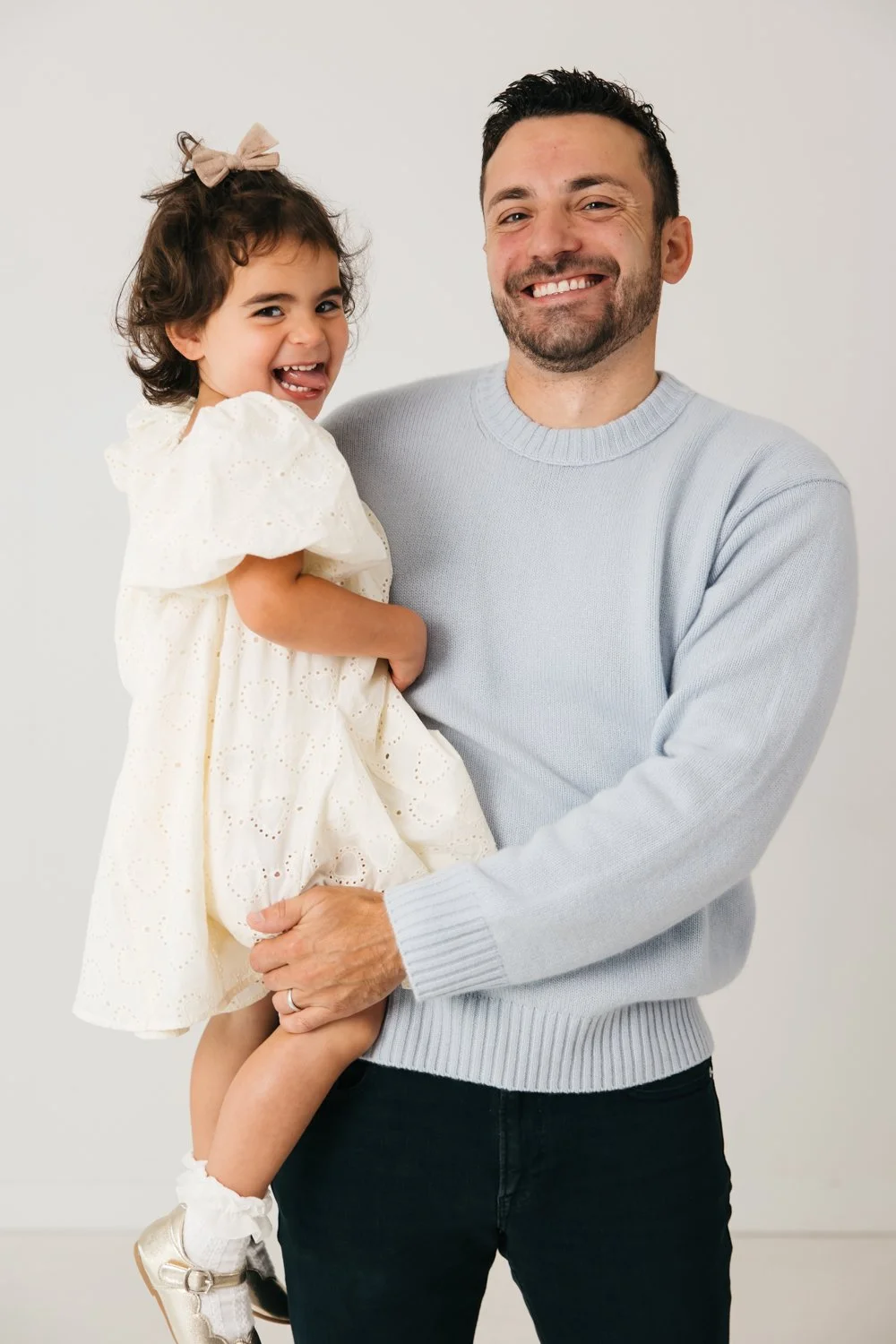 family with two sweet girls yearly photos in marin studio-11.jpg