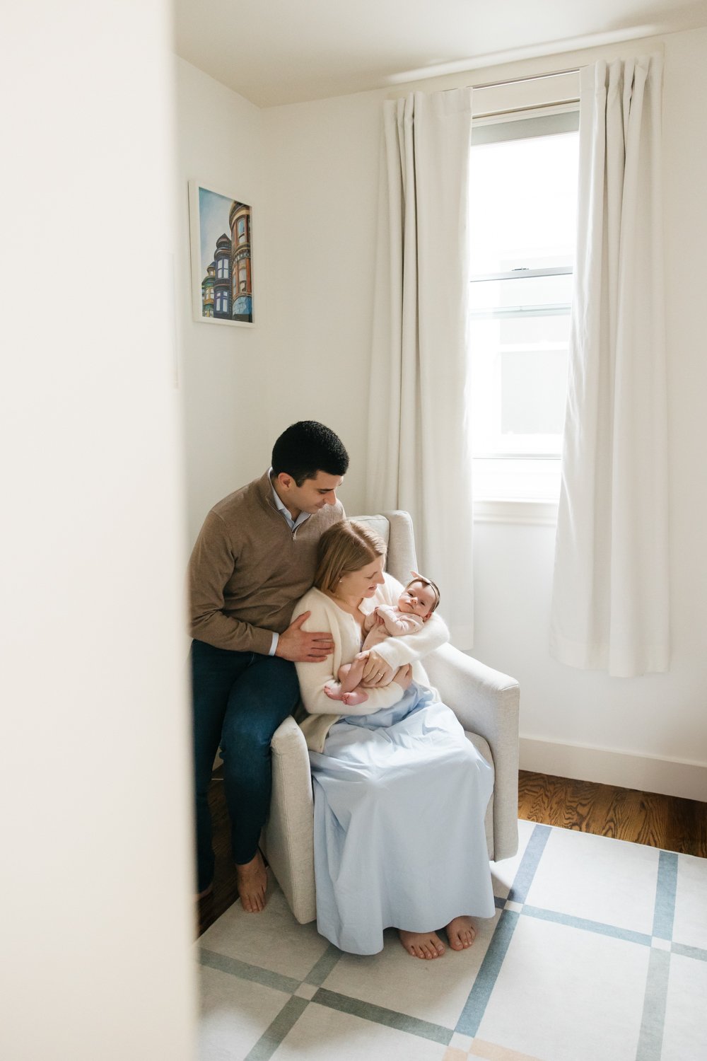san francisco cow hollow newborn session in apartment in bay area with new parents baby photos-24.jpg