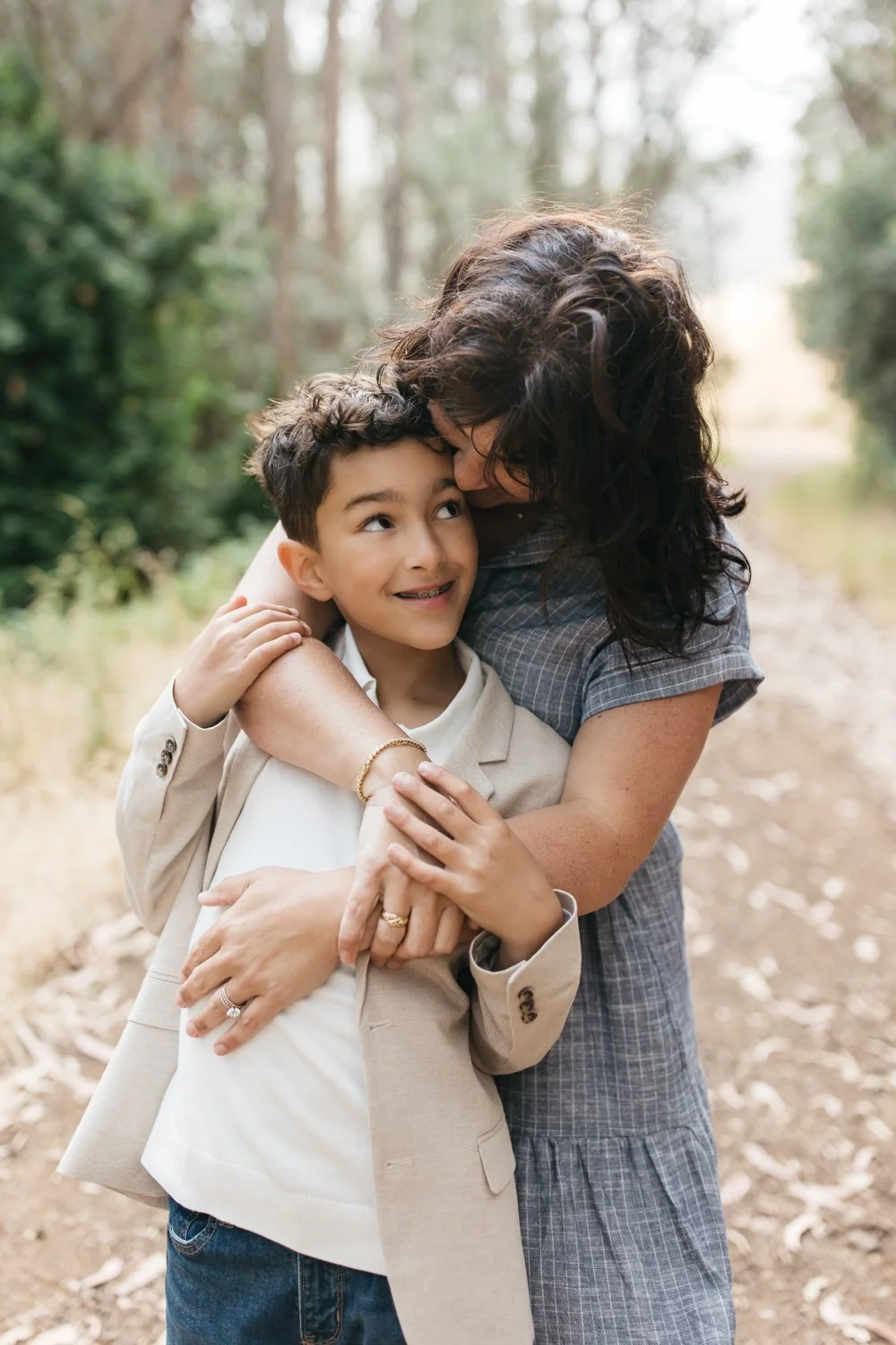 Marin family photography in cavallo point forest fun three kids family-34.jpg