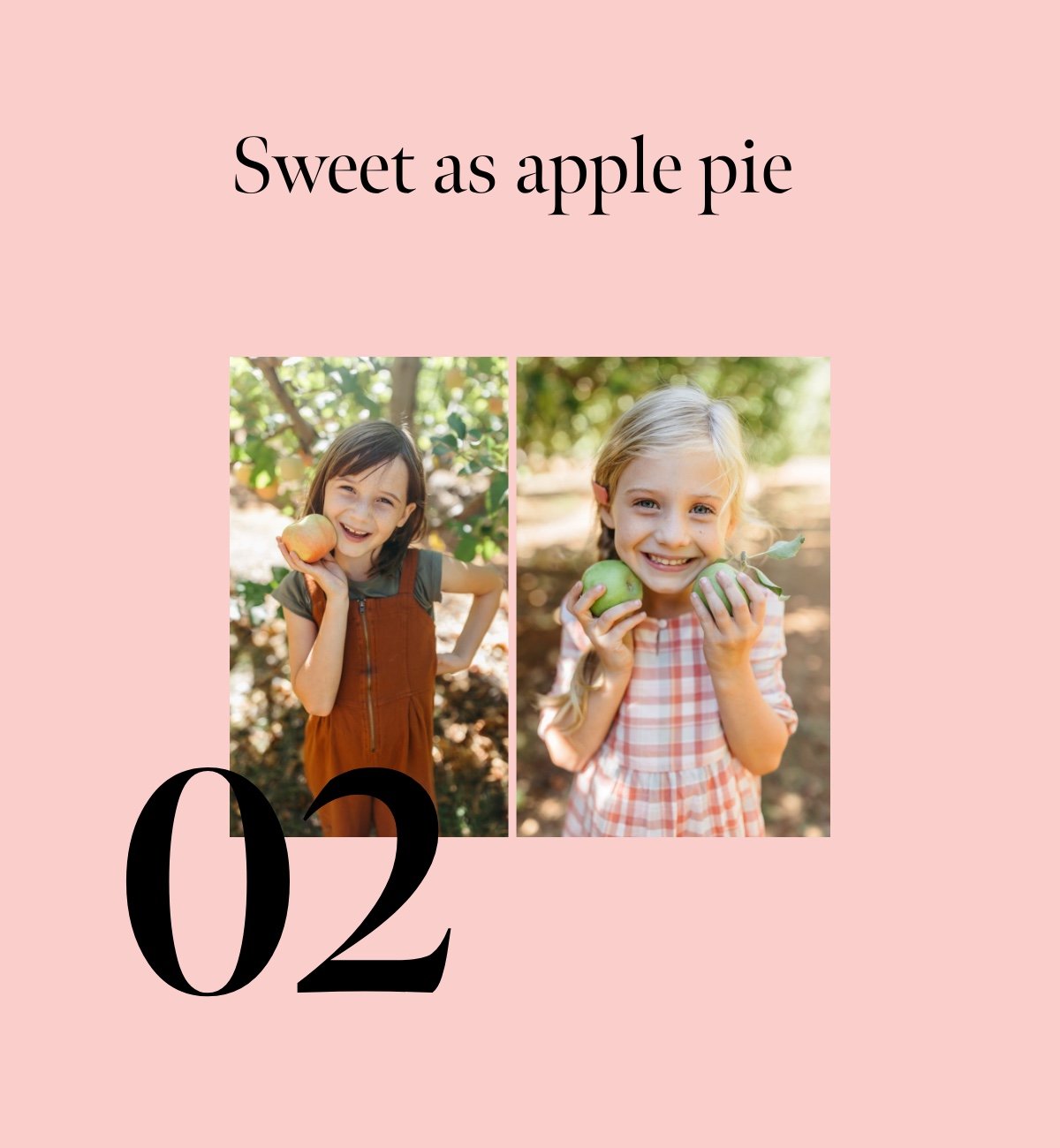 kids posing with apples apple picking pose tips