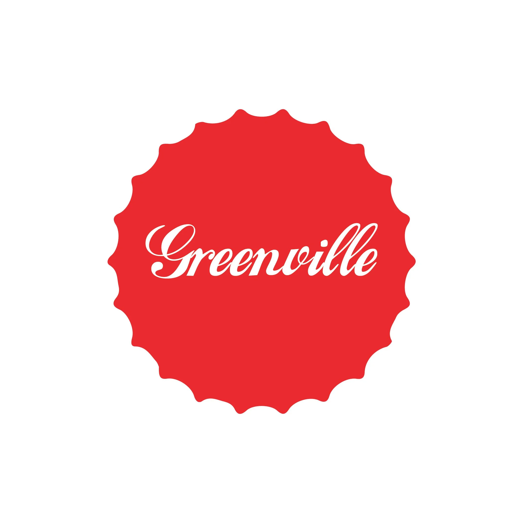 Greenville Cola Bottle Cap Sticker