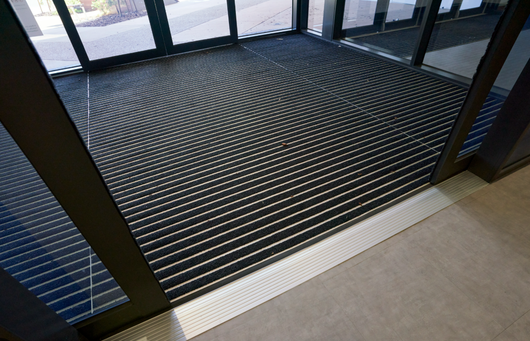 Entry walk off system