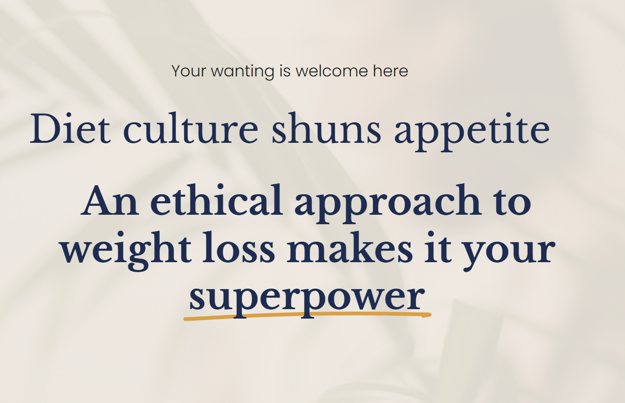 Dr. Ashley White: Website Copy for an Ethical Obesity Medicine Doctor