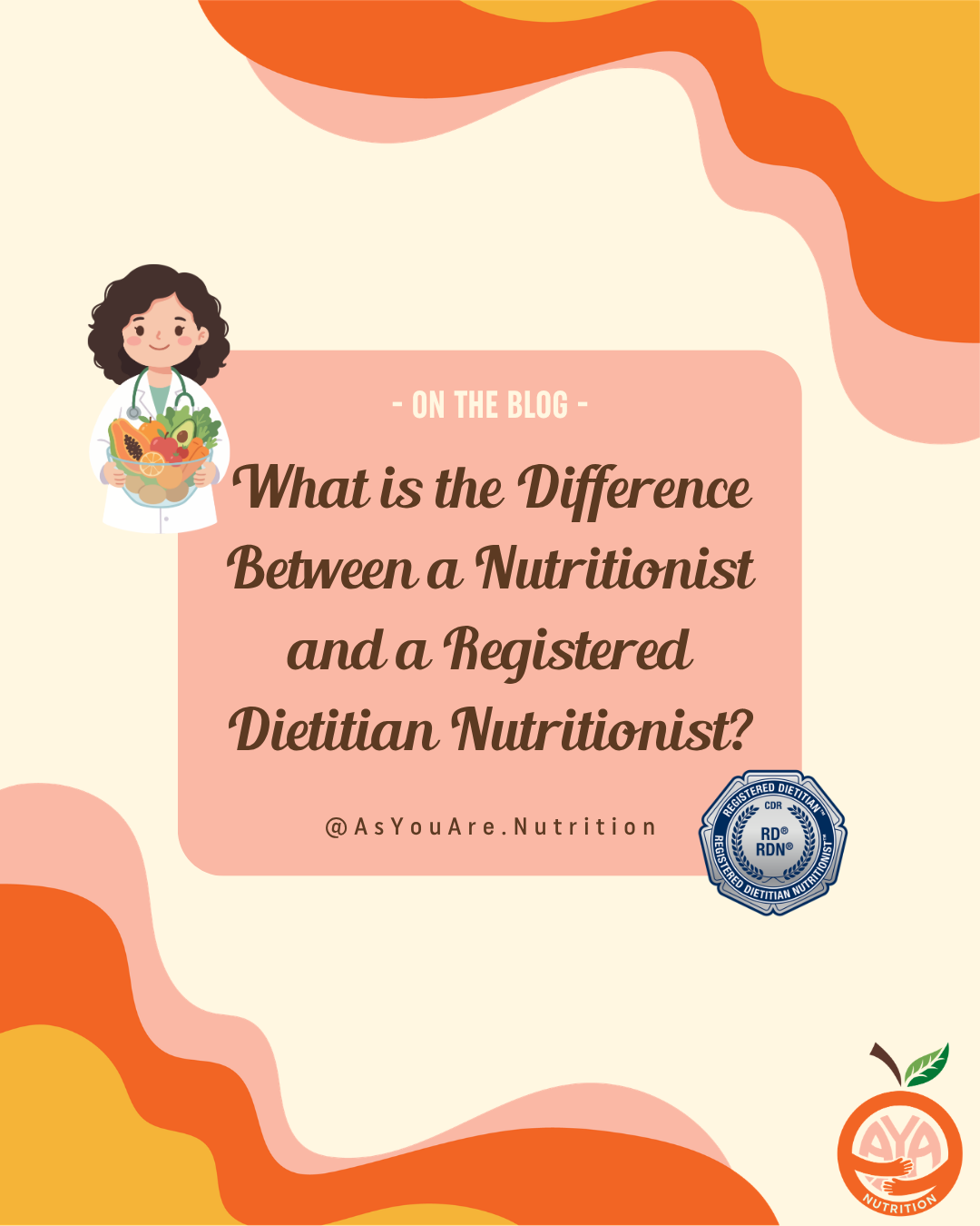 What is the Difference Between a Nutritionist and a Registered Dietitian Nutritionist?