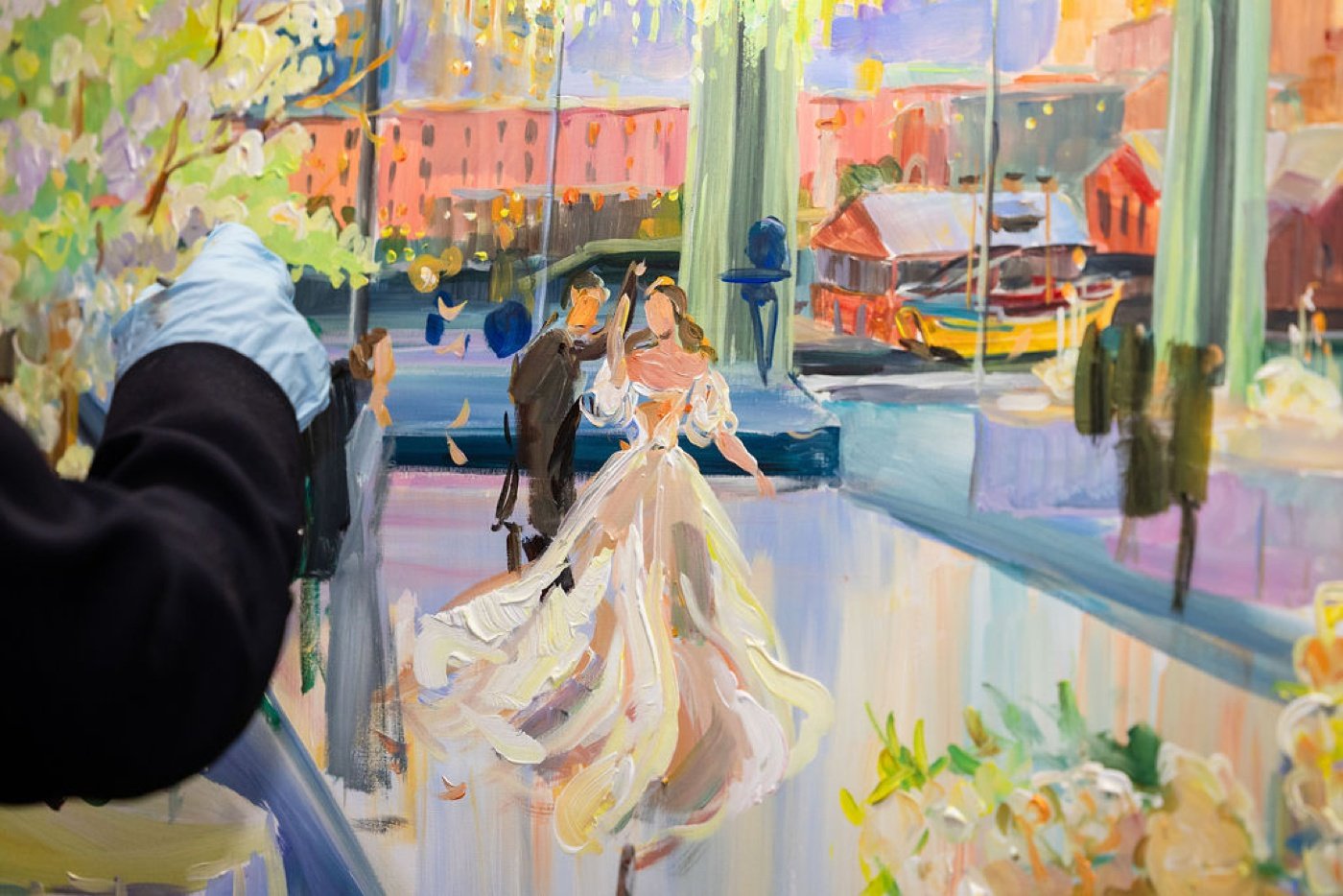 Vesna Longton - New England Live Wedding Painting