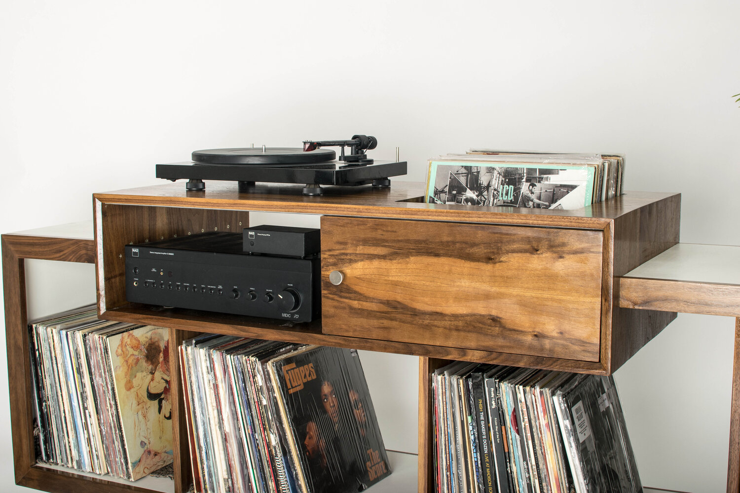 Mid Century Minimalist Audiophile Record Cabinet Tactile Mid Century Minimalist Audiophile, Vinyl Record Cabinet Audiophiles