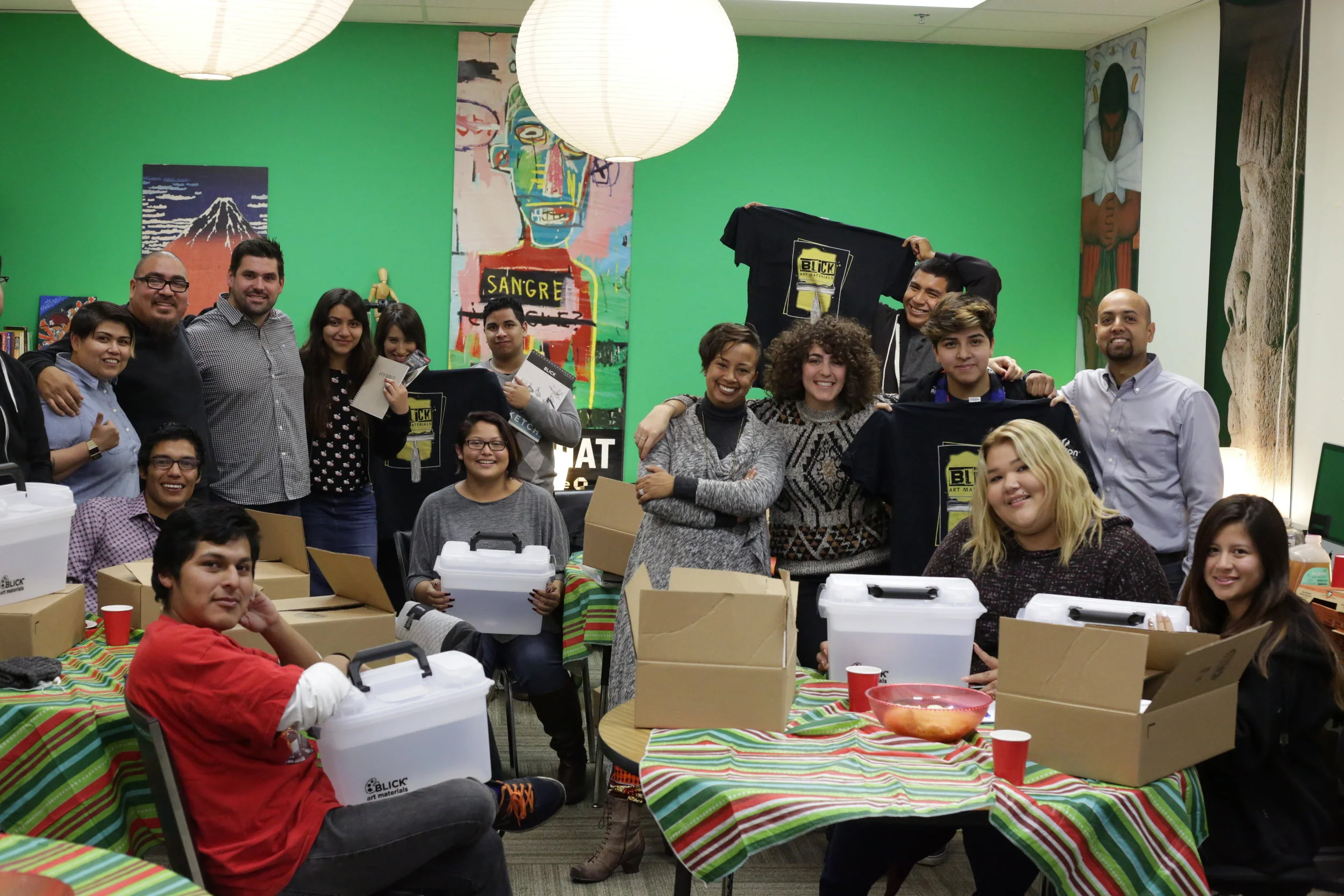 Hybrid Apparel Visits artworxLA's Advanced Programs Students