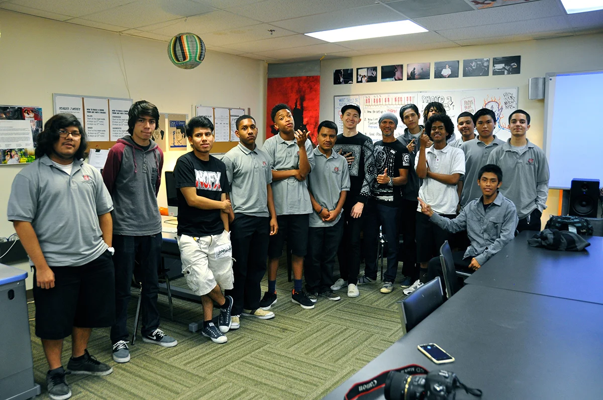 artworxLA students explore sound progression with Icon Collective 