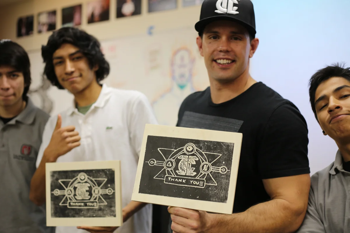 Icon Collective surprises artworxLA students with a TAMA drumset 