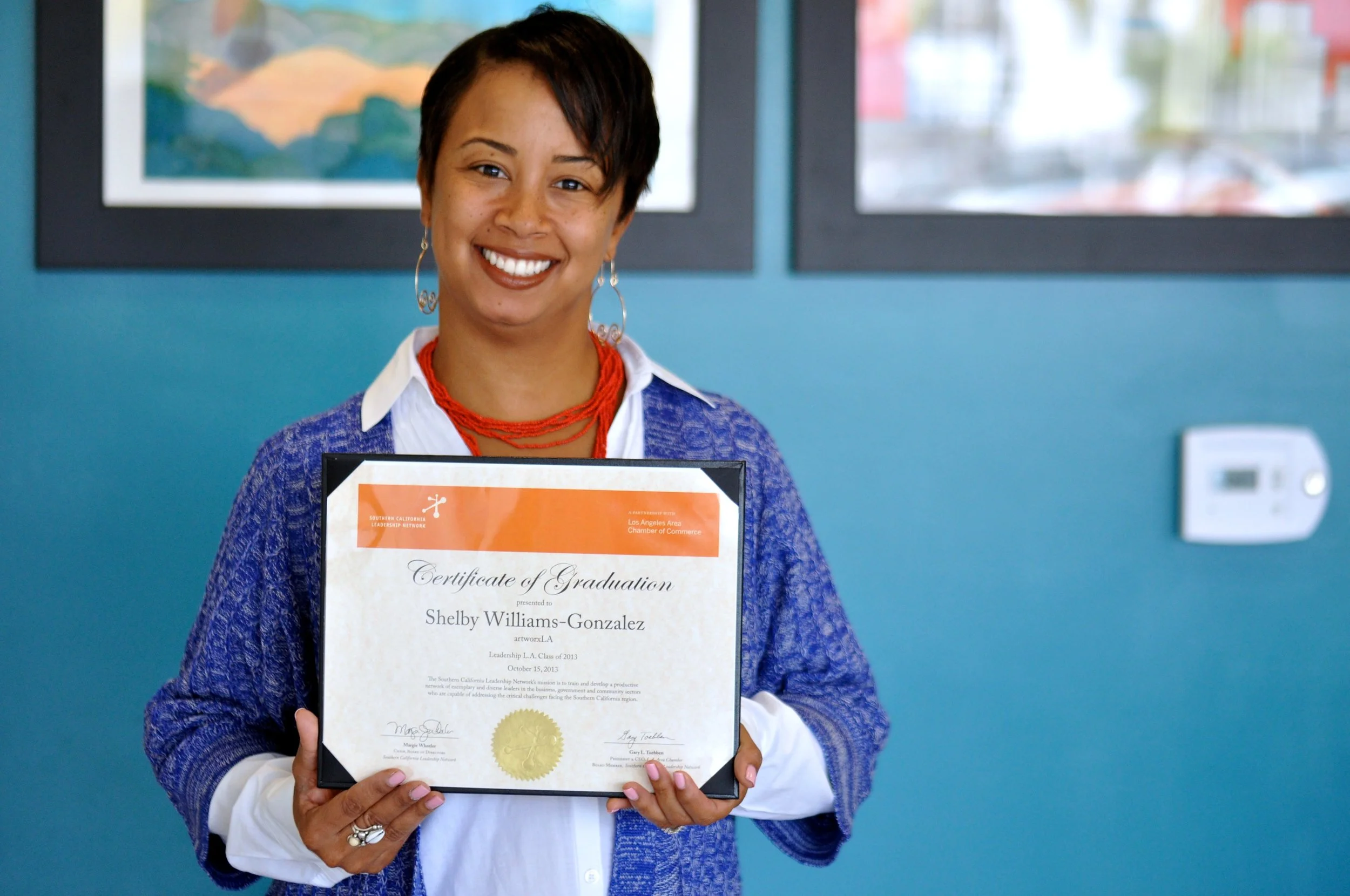 Shelby Completes Leadership Training 