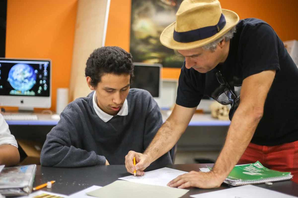 Gary Baseman Inspires HMAA Students 