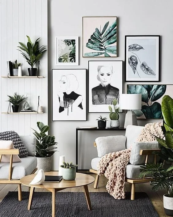 Artful mix gallery walls when done well are a beautiful way to display your art, whether paintings, prints, and/or photos.
.
.
Are you ready to start your gallery wall?
.
.
DM us and let's get you started!
.
.
#gallerywall #interiors #green #artwork 