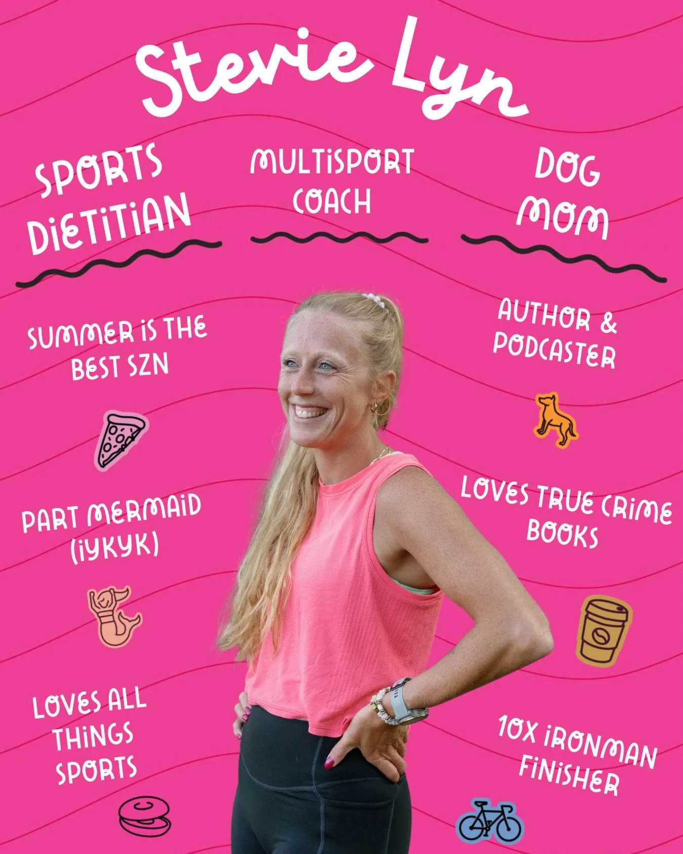 hi hello!👋 allow me to (re)introduce myself

🤠I&rsquo;m Stevie Lyn Smith&mdash; a board certified sports dietitian and owner of my online private practice, Stevie Lyn Nutrition. I became a RD in 2012 after extended undergrad (insert Tommy Boy quote