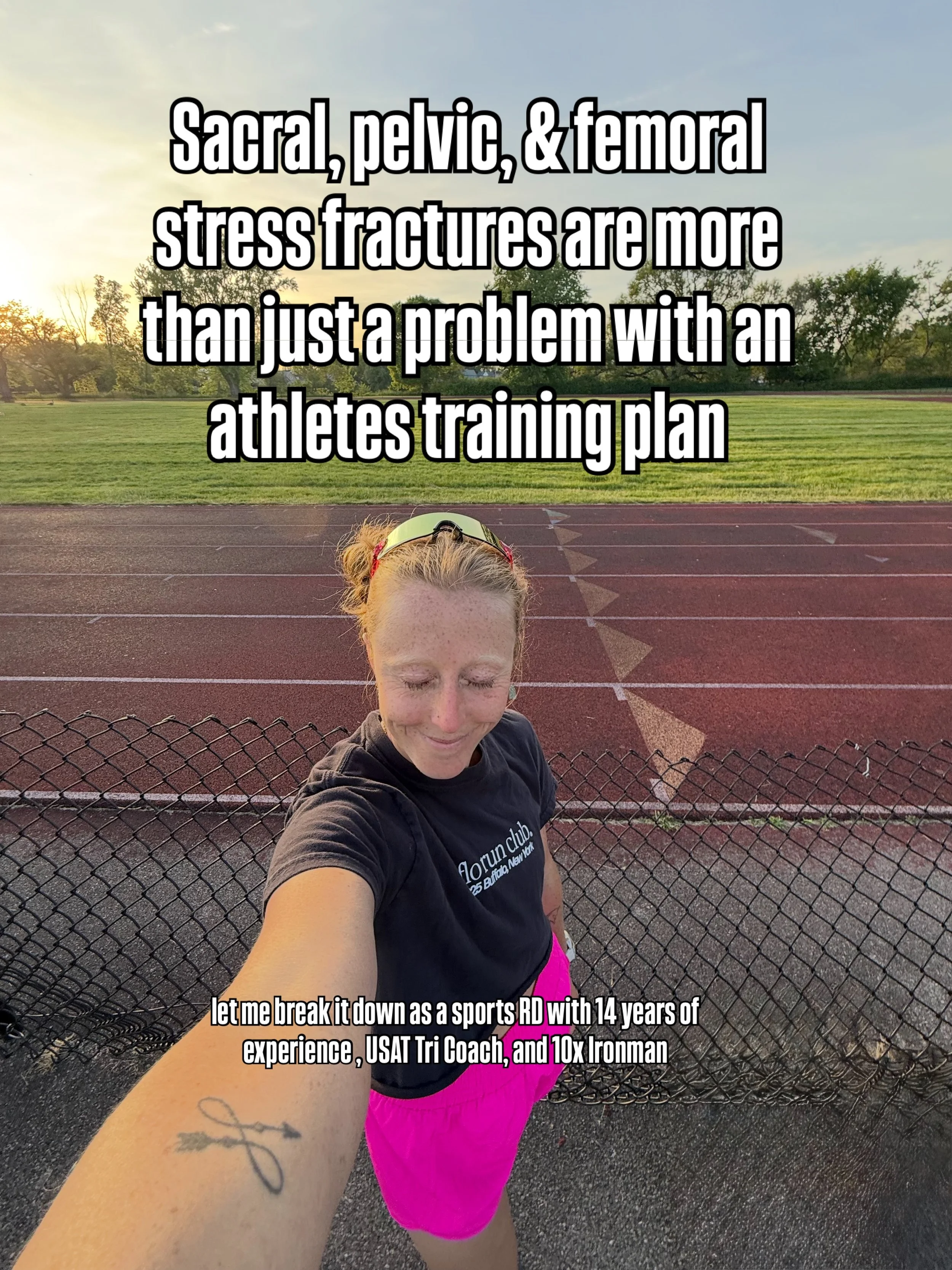 Every day I feel like I see another athlete posting about a sacral, pelvic, or femoral stress fracture🙂&zwj;&harr;️

There&rsquo;s a lot of talk when this happens about the athletes training&mdash; what&rsquo;s a their overall load? Are they partici