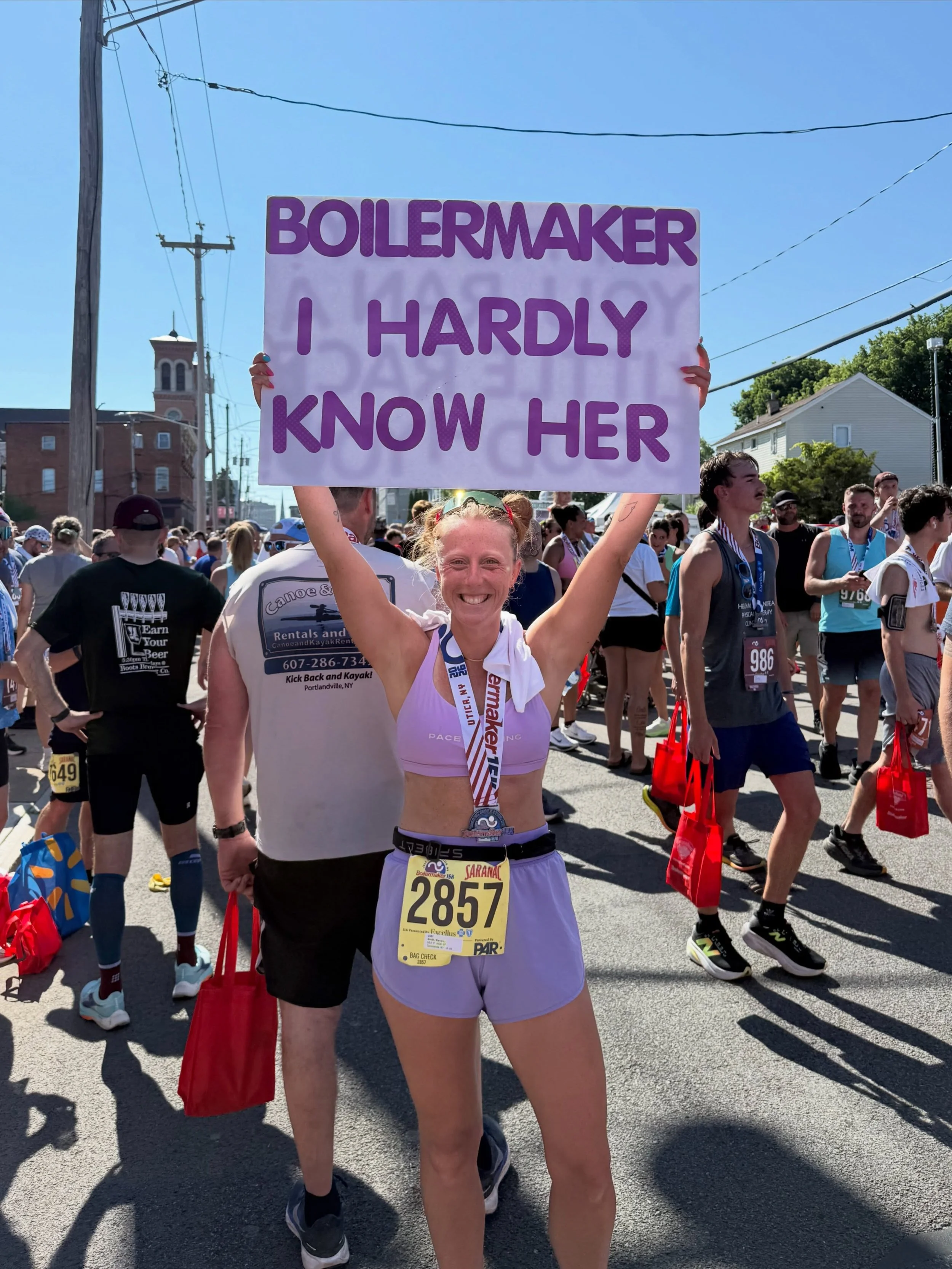 boilermaker 2k26: small but mighty crew this year✨💪the crowds &amp; hype in Utica never disappoint, they almost make you forget about the hills until we come back next year🥲

The best bop with @taystu72 &mdash; brave girl summer, blessings! 👯&zwj;