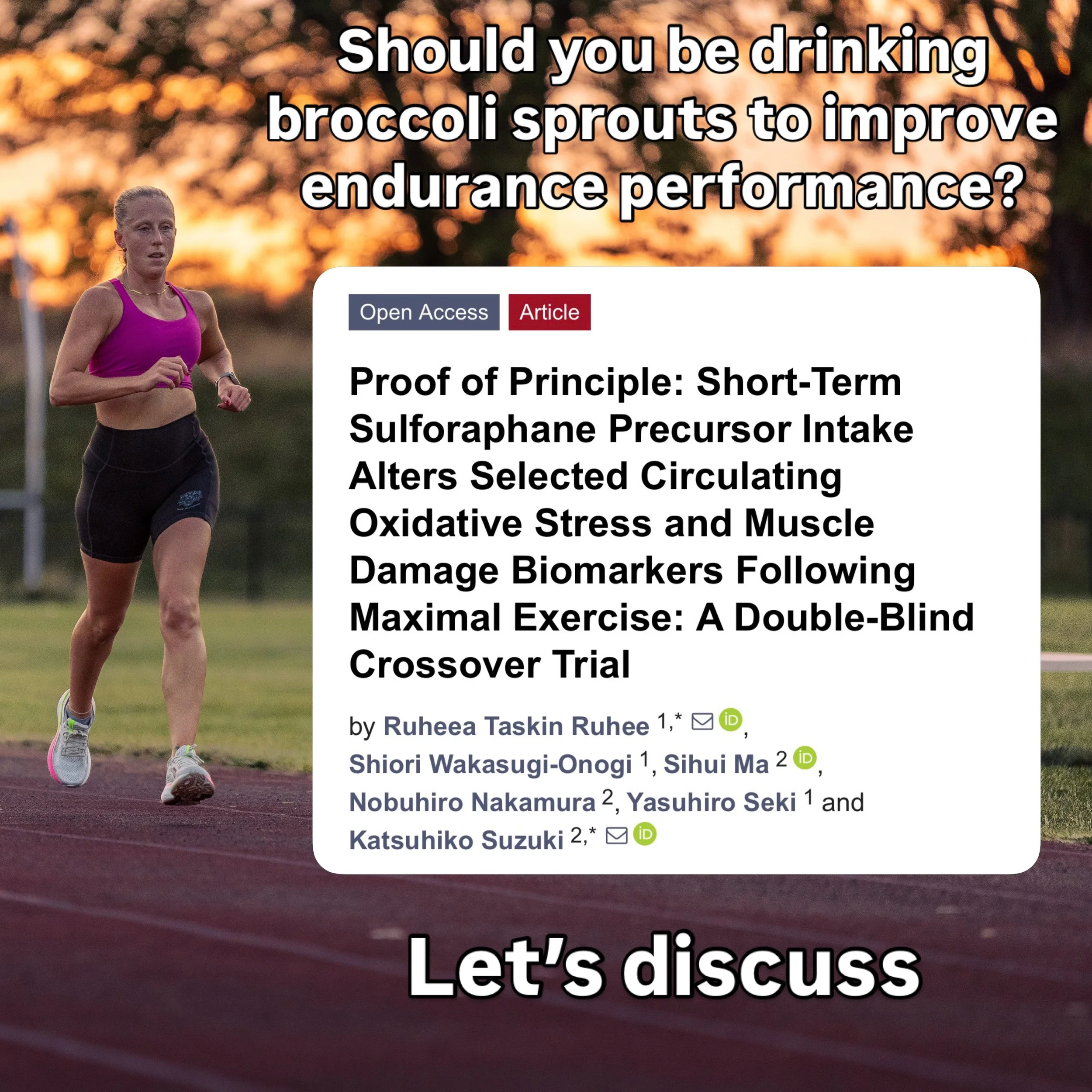 TLDR: research is promising BUT it&rsquo;s not quite there that you&rsquo;ll see me recommending people drop their hard earned cash on them 🥦 

The current research is conflicting and with inconsistent results. 

The 2023 study mentioned was only 7 