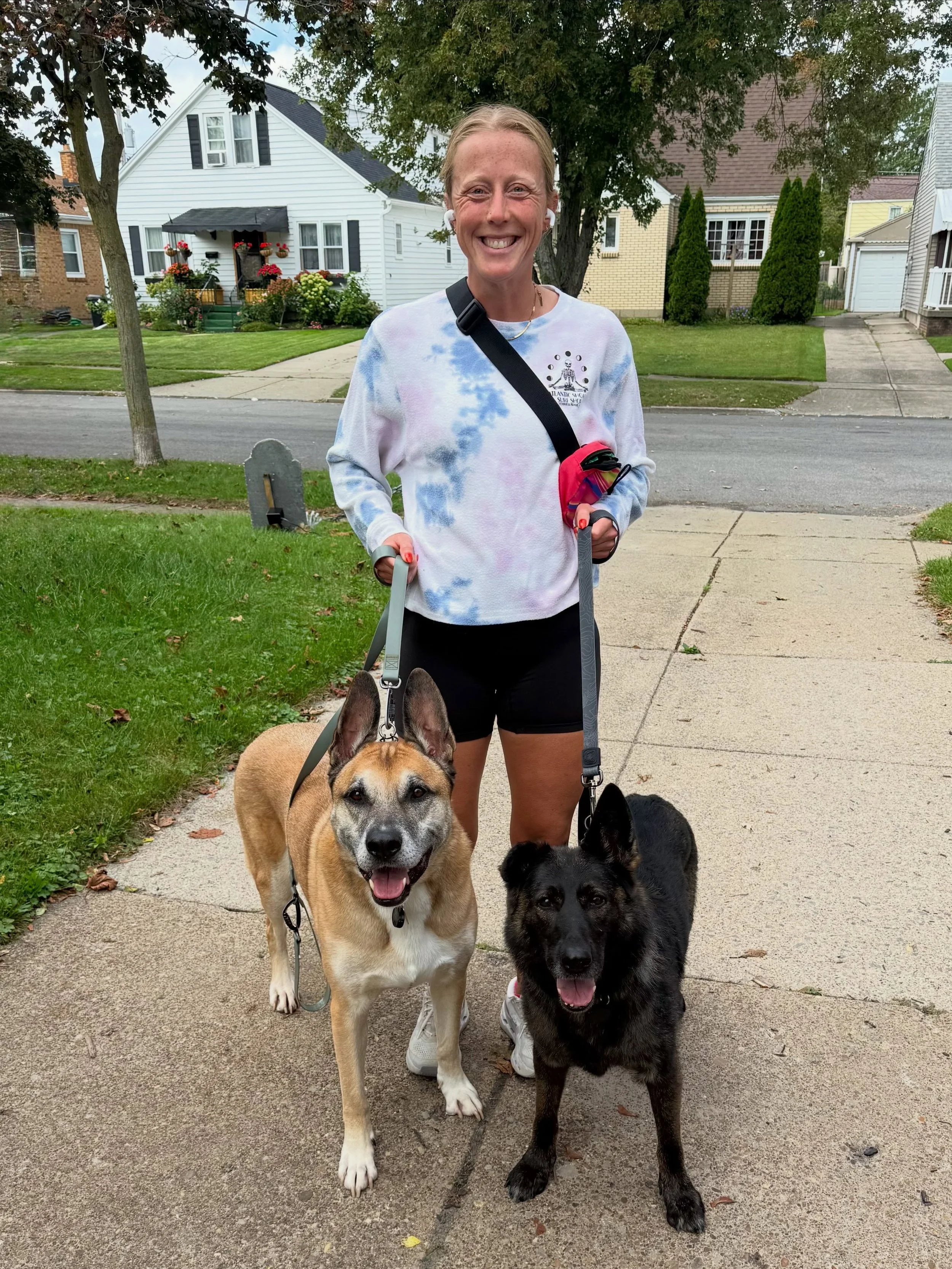 a bit over a week ago I got Chance a sister!!! Meet Lisa💖 (yes, I have a type)

this good girl is a senior pup from @niagaraspca  who came in over the summer with over 20 other dogs and it&rsquo;s clear homegirl has not has an easy 9.5 years🥺

desp
