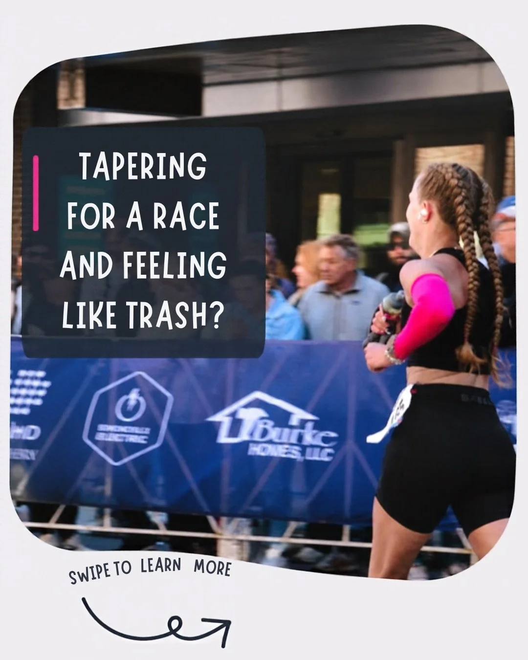 Knowing how to taper as an athlete is a coachable skill &amp; just like a proper carb load it can be a game changer for race day.

Why are the taper tantrums happening?! 

✨Glycogen + fluid shifts for supercompensation: with proper carb loading, the 