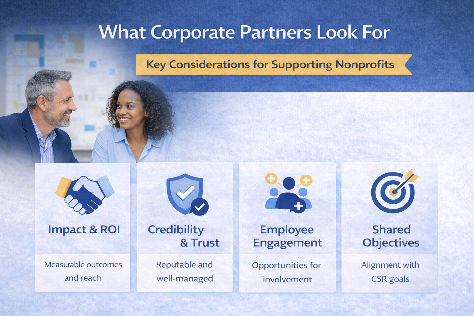 Corporate funding is driven by outcomes, brand safety, and reporting.