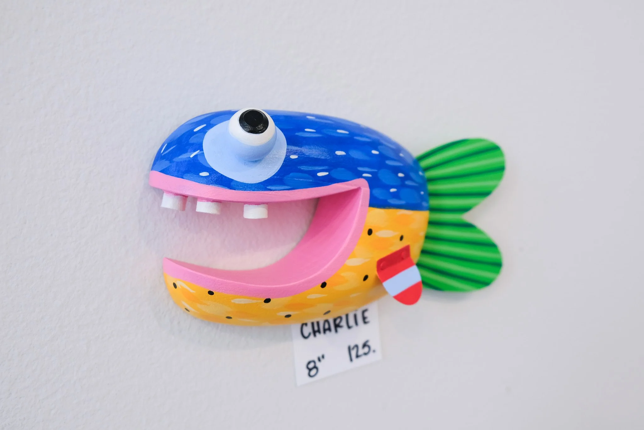 Charlie, an 8" Wall Fish