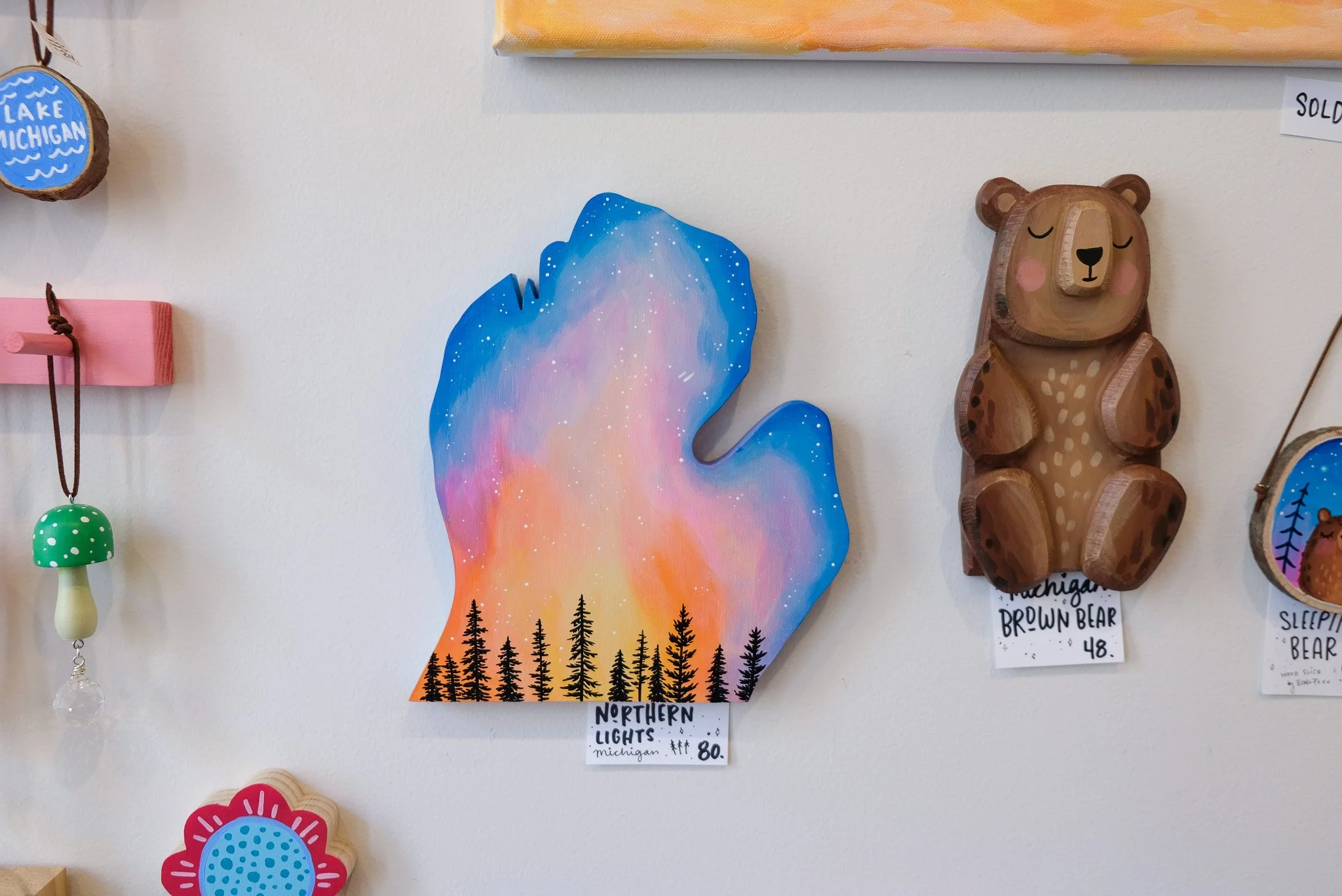 Northern Lights Michigan Wall Decor