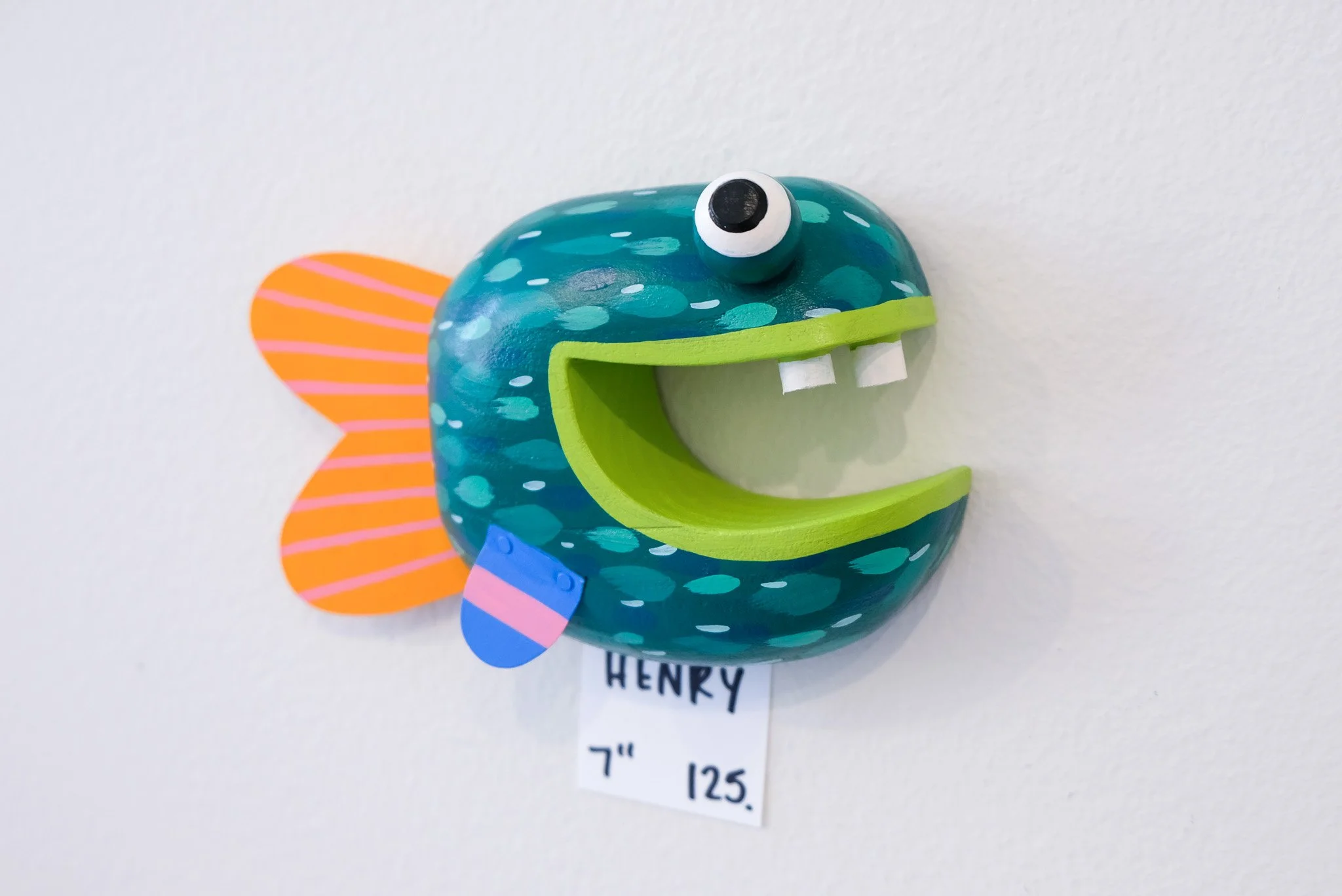 Henry, a 7" Wall Fish
