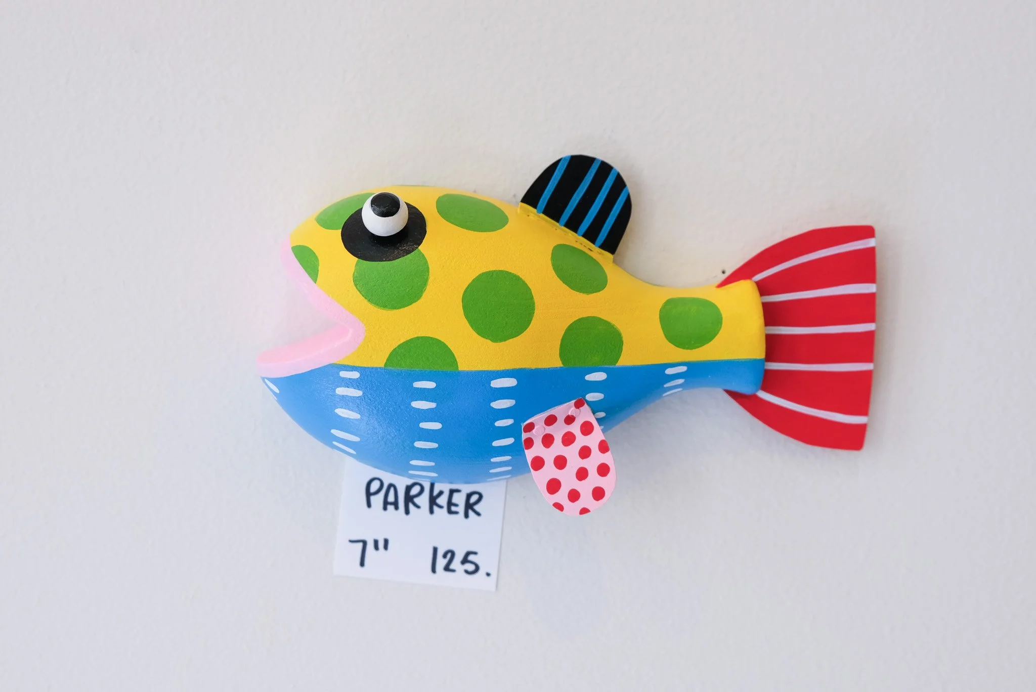 Parker, a 7" Wall Fish