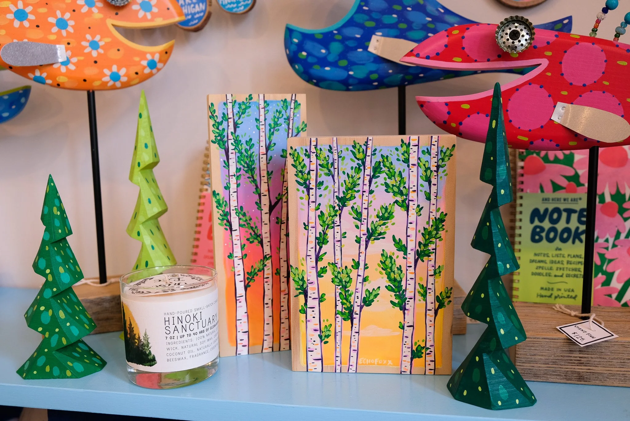Best art galleries in Traverse City, Suttons Bay Art Gallery, Local Art in Traverse City, best shopping in Traverse City, Art galleries at the grand traverse commons, shop at the grand traverse commons, whimsical galleries