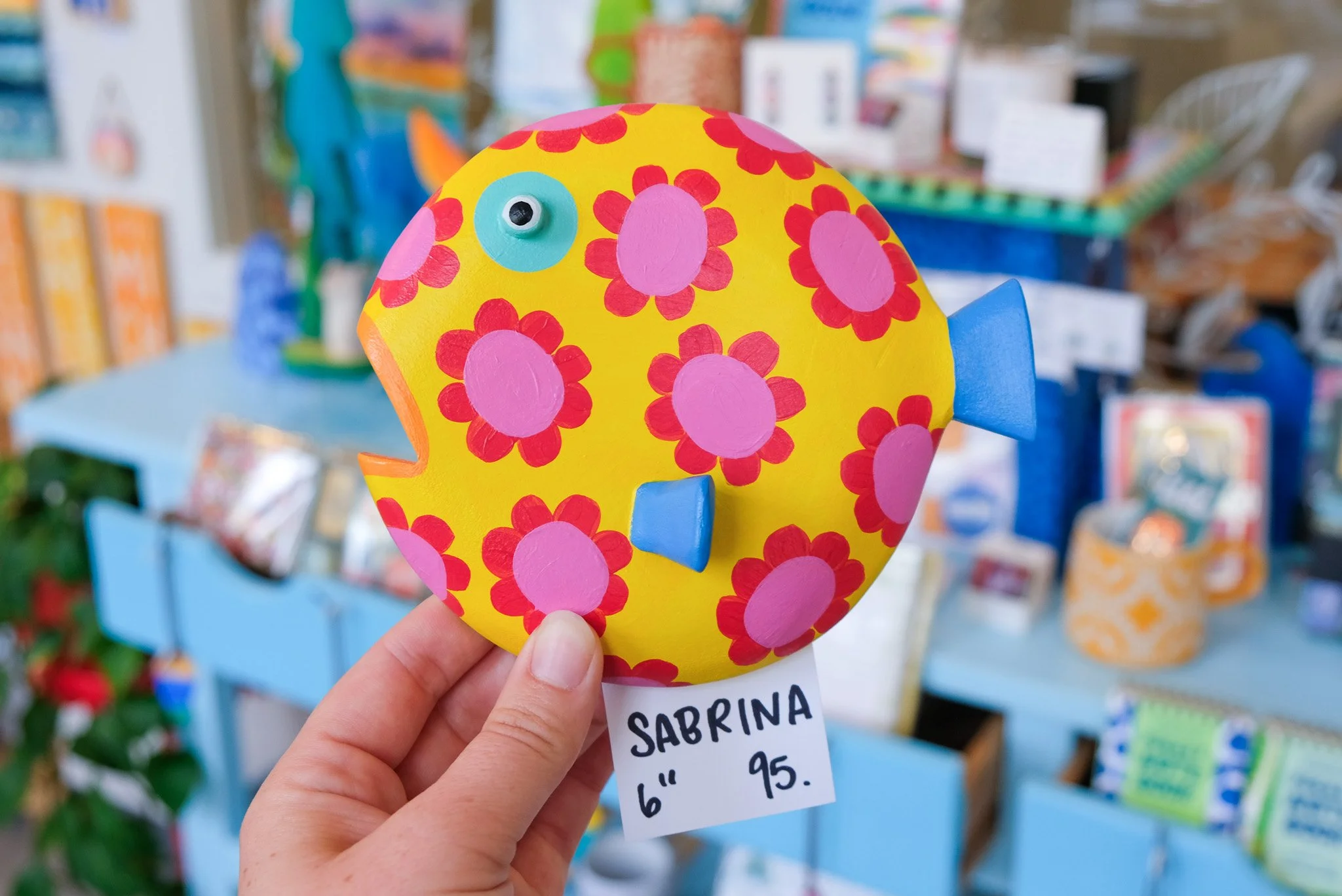 Sabrina, a 6" Wall Fish