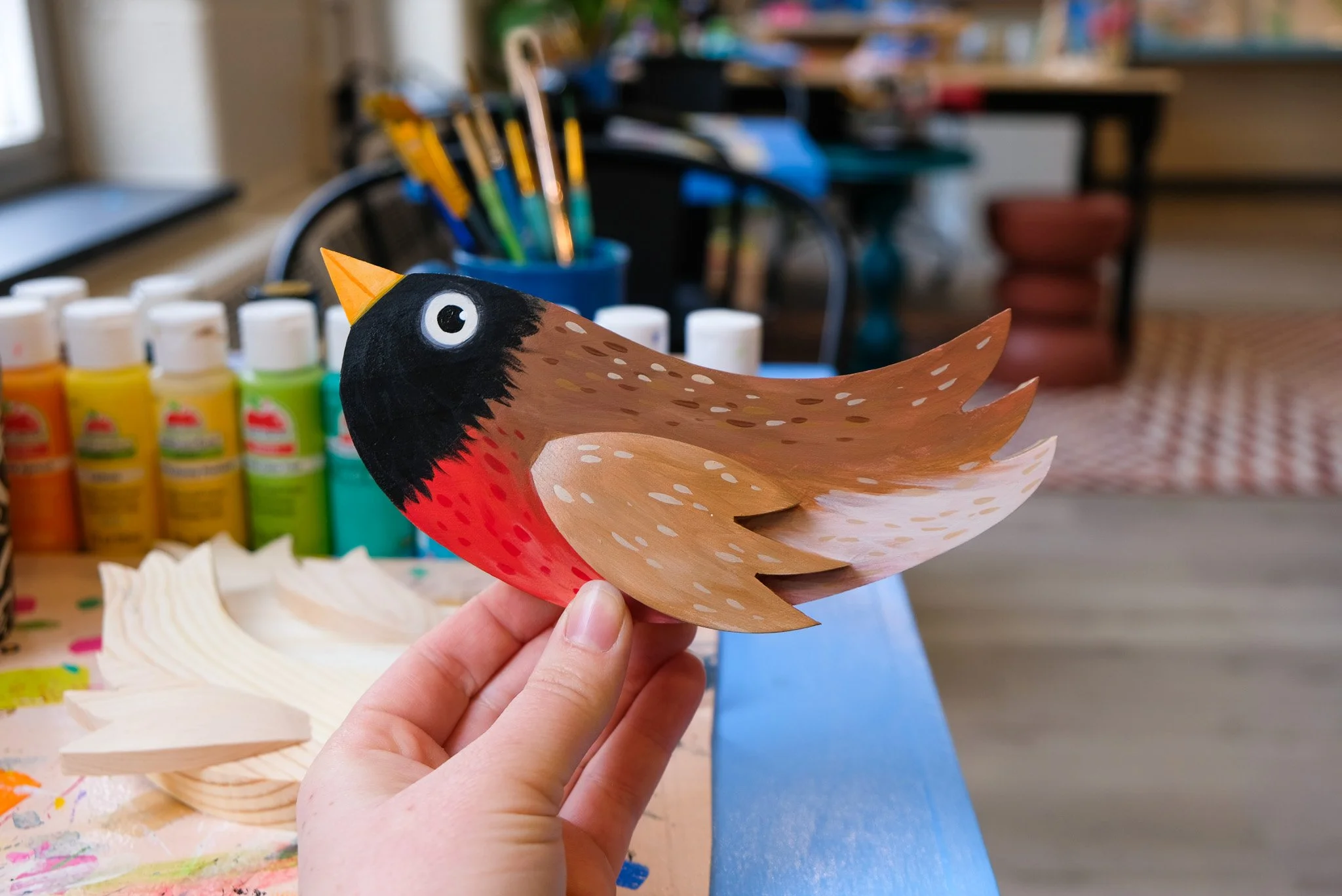 Red Robin Art Cafe Bird Project