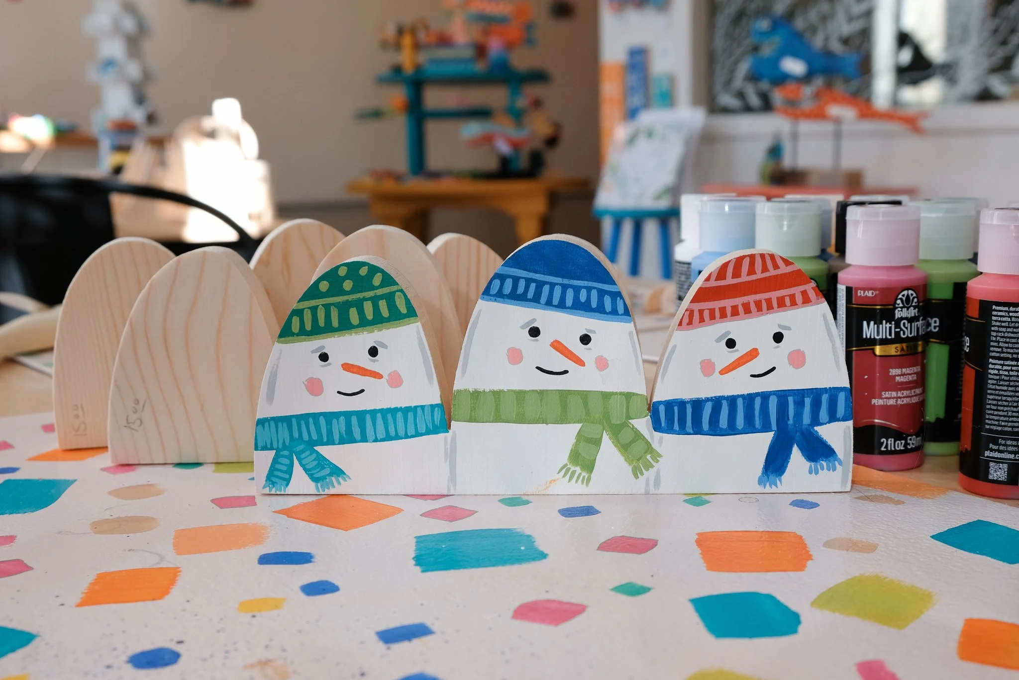 Snowman Painting Project