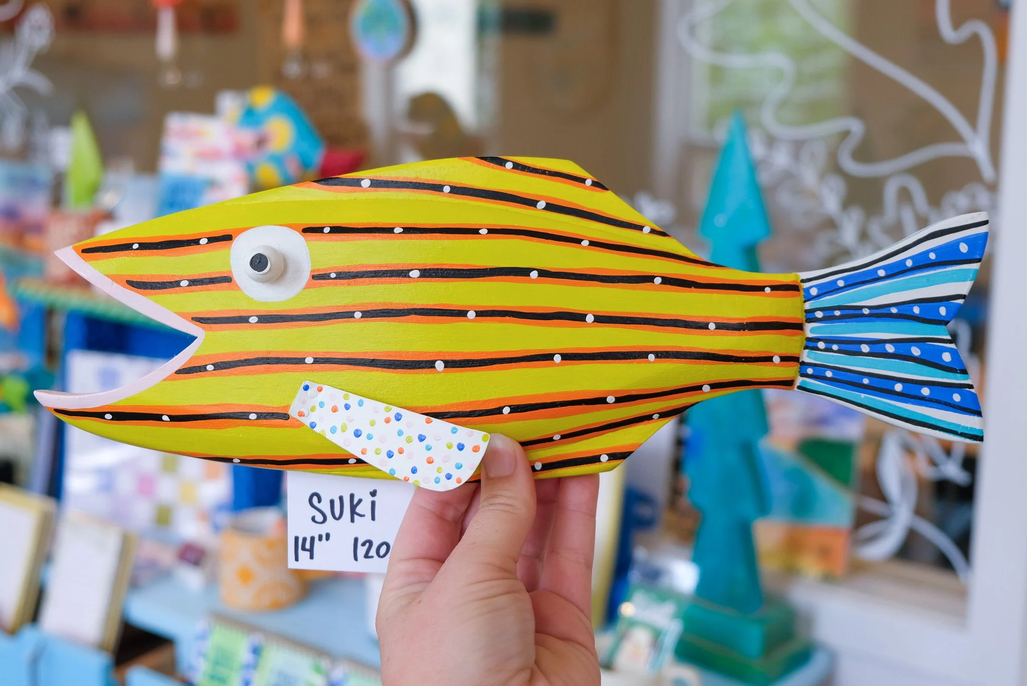 Suki, a 14" Wall Fish