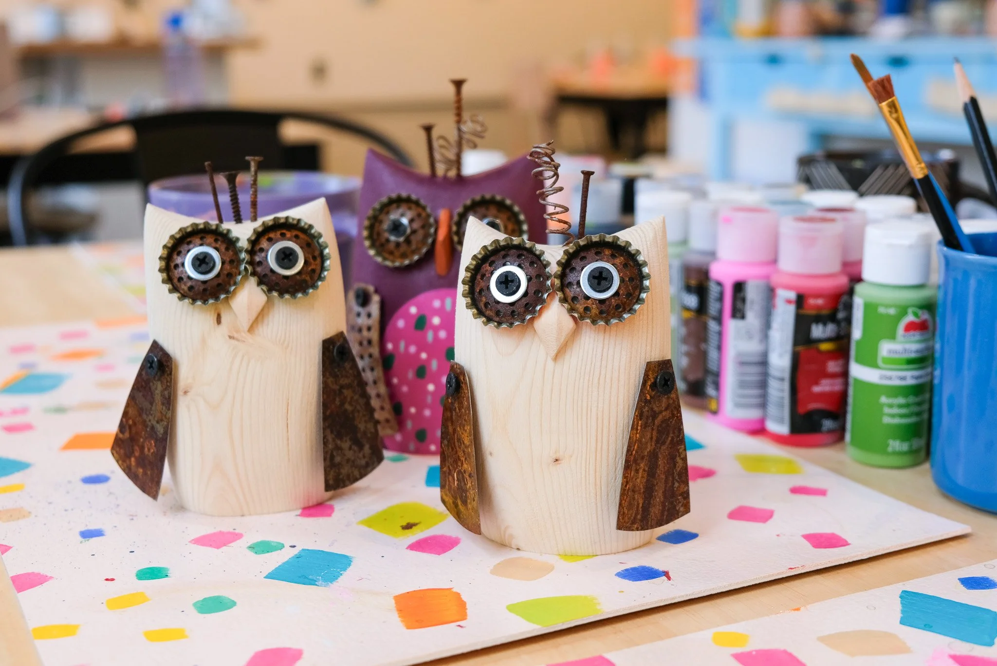 Rustic Owl Art Cafe Project