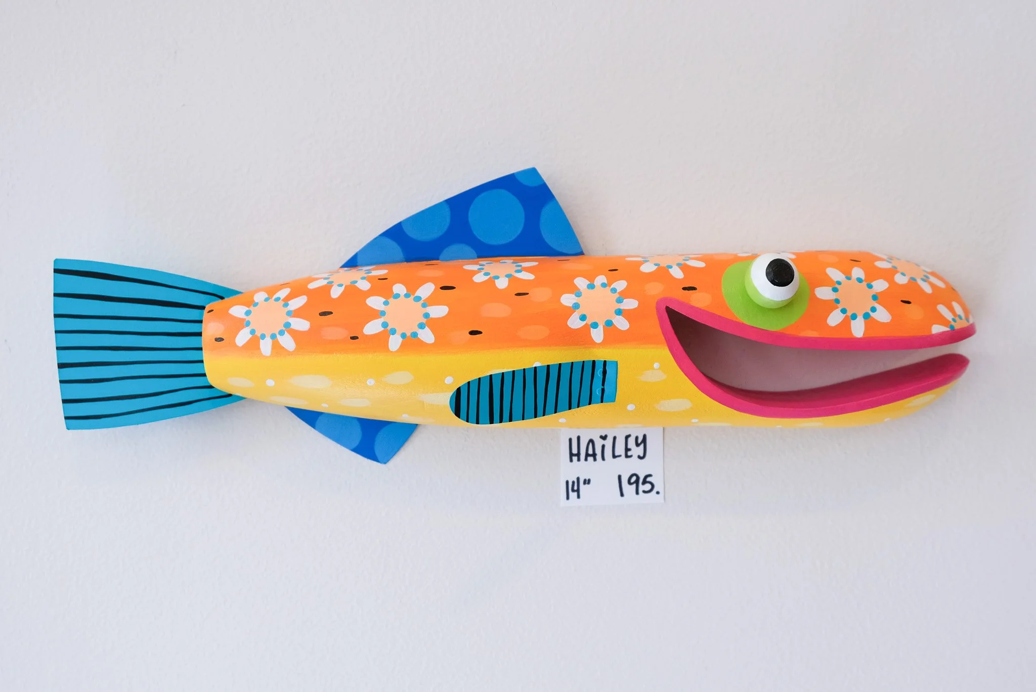 Hailey, a 14" Wall Fish